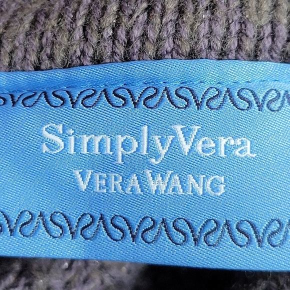 Simply Vera Vera Wang turtle neck sweater Women's Size Small gray - Picture 2 of 9